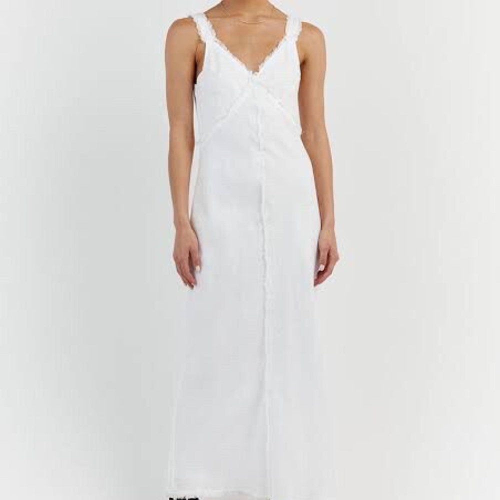 DISSH White Maxi Slip Dress